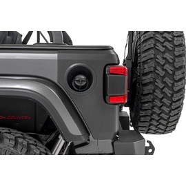 Rough Country Rear Corner Trail Cladding for Jeep Wrangler JL/Unlimited (2018-2025) - UV-Resistant, High-Density Thermoplastic, Easy Install