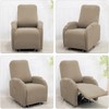 LiveGo Recliner Chair Cover 4 Piece Recliner Sofa Slipcover Small