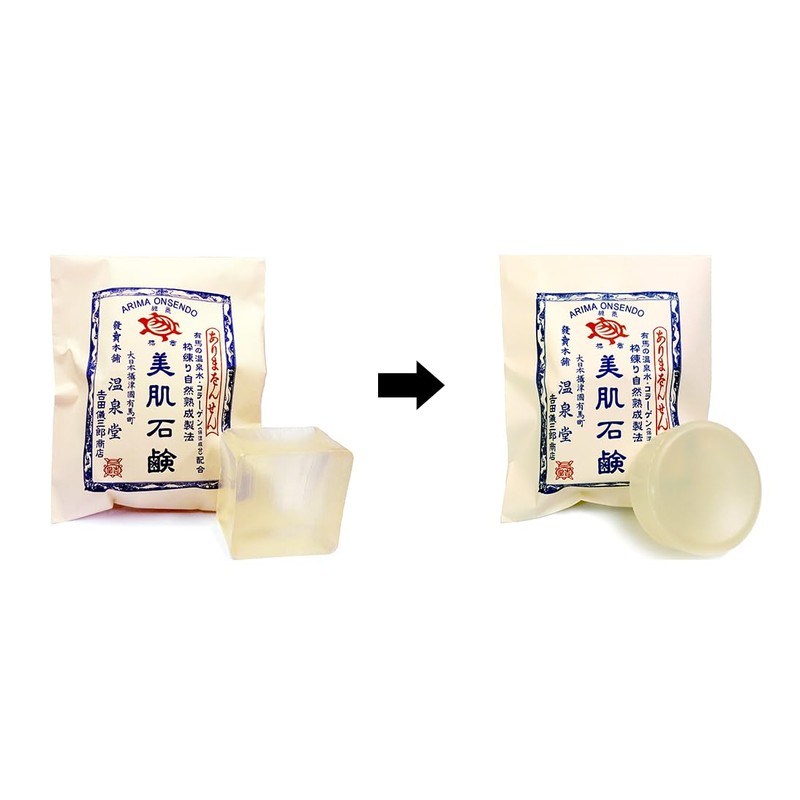 Kameshirushi Frame Kneading Natural Aging Process, Beautiful Skin Soap