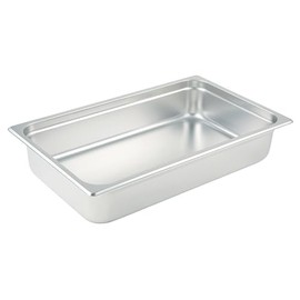 Winco 4-Inch Anti-Jamming Steam Pan, Full, 24-Gauge