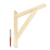 Velano - 2 x Angle Shelf Brackets Set of 2