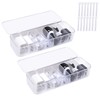 Cable Storage Box (White, 2 Pack)