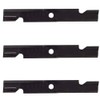 RAParts (3) Notched Mower Blades 1036402 Fits Toro 74814 52"
