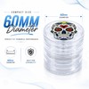 Premium Plastic Herb Grinder, Portable 50mm,60mm, Spice Grinder with Magnetic