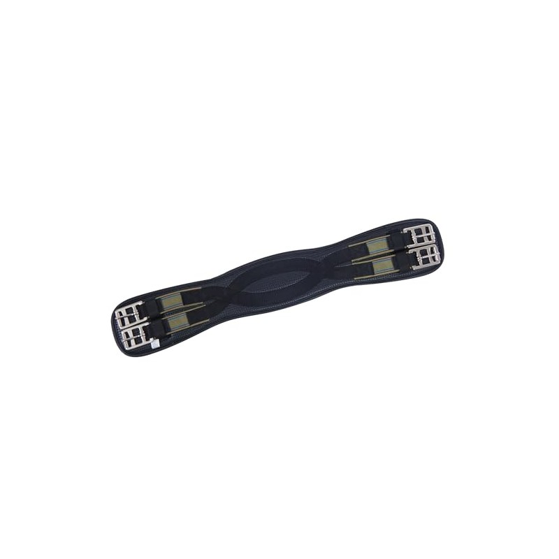 Kincade Anti-Chafe Shaped Elastic Dressage Girth, Black, 50cm/20"