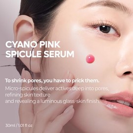 Dr.Melaxin Cemenrete Cyano Pink Spicule Serum con calcio, suero de microagujas para reducir los poros de la piel coreana 1.01 fl. oz.