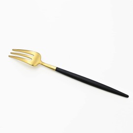 Kuchipol GOA Matte Gold Pastry Fork