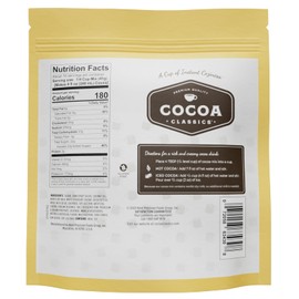 Cocoa Classics Arctic White Cocoa Mix, Hot Chocolate, Made with Nonfat Milk, Just Add Hot Water, Make Hot or Iced Cocoa, Gluten Free, 14.8 oz Pouch (Pack of 1)