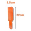Franz Peine De Corte Flat Top Cerdas Onduladas Color Naranja