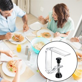 12 Pieces Clear Tablecloth Clips, Adjustable Plastic Table Cover Holders, Windproof Transparent Clamps for Securing Tablecloths Indoor Outdoor Party, Wedding, Christmas Event, Picnic, Camping