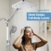 Dual Handheld Shower Head Combo, 2-in-1 Rain Shower Heads System