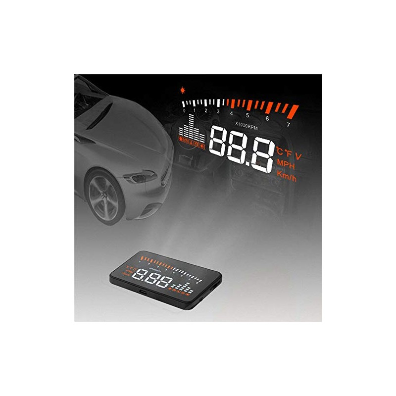 Car HUD Display, Riloer Digital Speedometer Car Head Up Display