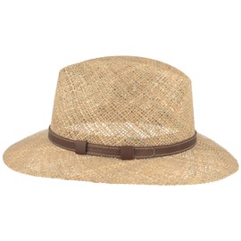 Straw Hat Sun Hat Made in Italy 100% Seagrass Traveller Especially Light Flexible Skin-friendly Comfortable, natural