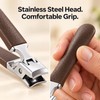 Heavy Duty Thick Toenail Clippers – Wide Jaw Stainless Steel