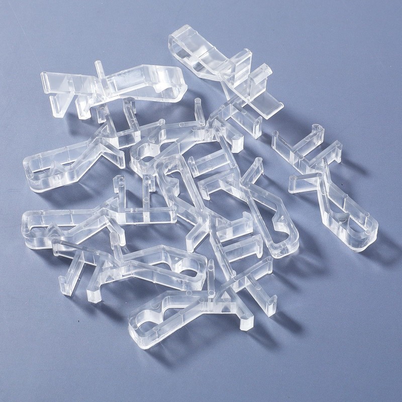 Ptwola 10pcs Valance Clips 1-7/8 Inches Window Blinds Hide Clip