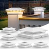 VOLISUN Solar Fence - Post Lights, Solar Post Cap Light