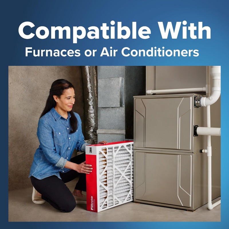 Filtrete 16x25x5 AC Furnace Air Filter, MPR 1000, MERV 11,