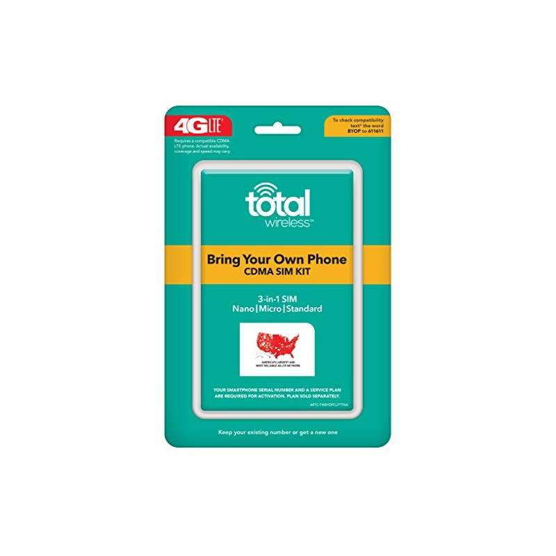 Total Wireless Universal CDMA Sim Kit