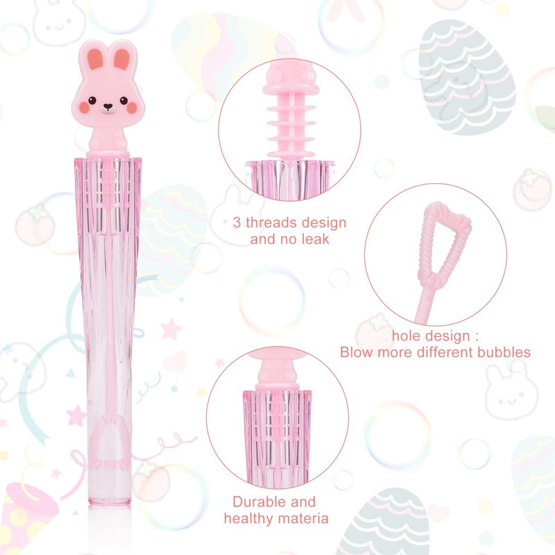 Easter Bunny Party Favors Bubble Wands for Kids Bunny Toys