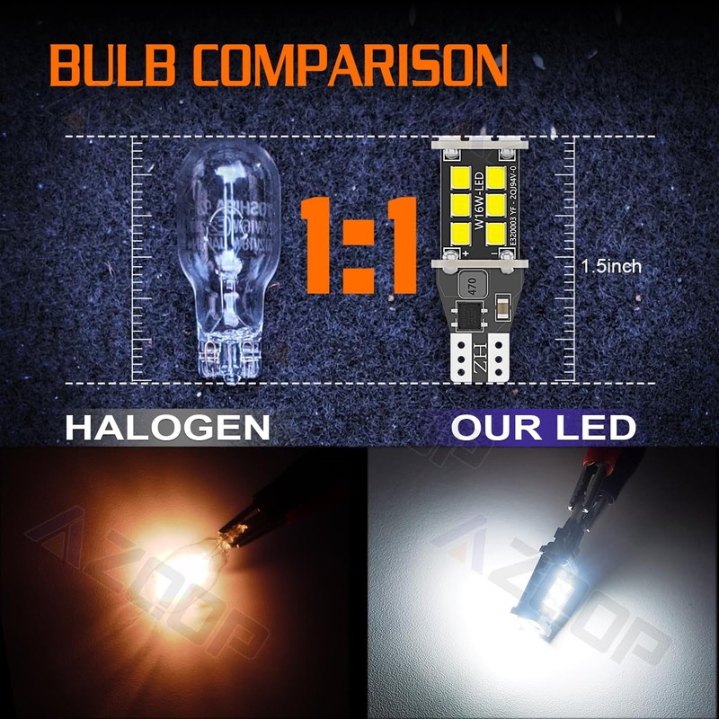 921 912 LED Reverse Bulbs For Dodge Ram 1500 2500