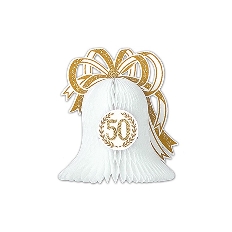 50th Anniversary Centerpiece Party Accessory (1 count) (1/Pkg)