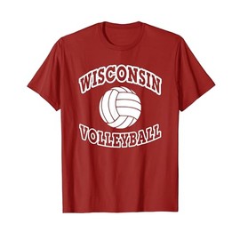 Wisconsin Volleyball Classic Style T-Shirt