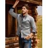 PJ PAUL JONES Mens Cardigans Sweater Button Down Stand Collar