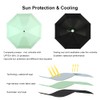 TIME LOVER Mini Windproof Folding Travel Umbrella, Sun & Rain