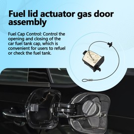 Fuel Lid Actuator Gas Door Assembly Compatible with Honda Accord 2018-2021 Replaces 74700-TVA-A01 74700-TVA-A02, Gas Tank Actuator