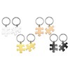 Puzzle Partner Keyring with Engraving of Your Desired Set of