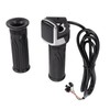 1 Pair Handlebar Throttle Grip Universal LED Display Wire Twist