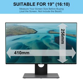 HaruYo 19 Inch Computer Monitor Protective Film, Anti-Blue Light Filter, Anti-Glare Matte Screen Protector for Monitor PC Screen Protector (19 Inch 16:10 410 x 256 mm)