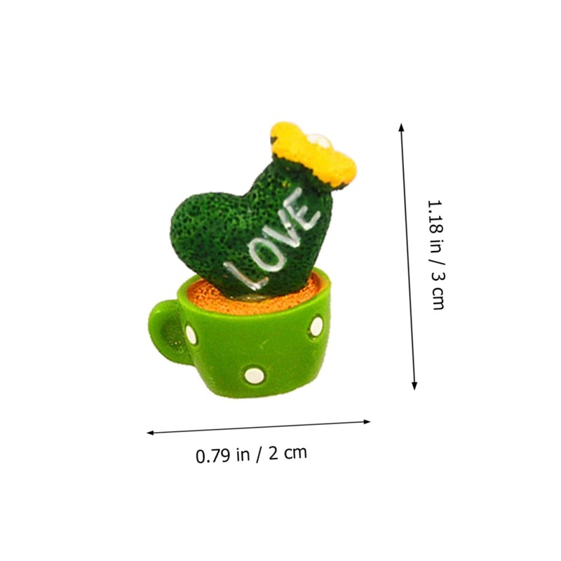 LABRIMP Funny Cactus Magnet Stickers 4 Pack Magnets for Fridge