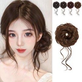 Yokosen Bun Wig, Hair Extension, Hair Bun Wig, Elastic Type, Point Wig, Stylish, Popular, Kimono, Yukata, Everyday Use, Hair Ornament, Partial Wig, Dumpling, Volume, Women's, Fashion, Accessories,