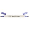 Zig Memory System Brushables Dual Tip Marker, Pure Violet