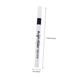Operitacx 12 Pcs Marker Paint Pen Drawing Pens Drawing Pen Painting Pens for Crafts Craft Pens DIY Painting Pens Painting Pens White Abs
