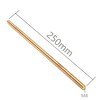 Smartsails M8 x 250mm Brass Fully Threaded Rod, Right Hand