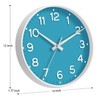 Roymnie Wall Clock, 10 Inch Silent Wall Clocks Battery Operated-Modern