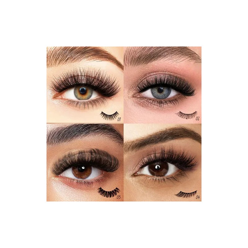 Sace Lady Pestañas Postizas 3d Fluffy Naturales Reutilizable