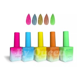 Miss Cherry Gama L Miss Cherry Gel Semipermanente 5 Pzs Gelatina 12 Ml