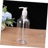 Outanaya 5pcs Refillable Pump Bottles Liquid Dispenser for Shampoo Lotion