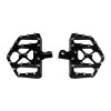 HDBUBALUS Black MX Style Foot Pegs Floorboard For Harley Softail