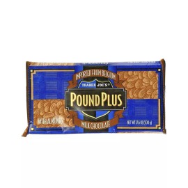 Trader Joe's 3 X Trader Joe's Pound Plus Belgium Milk Chocolate with Almonds Bars 17.6 oz ea