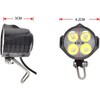 Ebike Headlight and Tail Light Sets, 24V to 48V Front