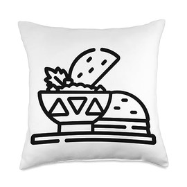 Clever Witty Birria Designs Birria Tacos Beef Stew Mexican Chivo Truck Street Throw Pillow, 18x18, Multicolor
