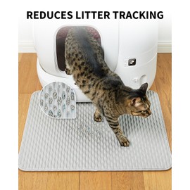 PETKIT Replaced Cat Litter Box Mat for PUROBOT Ultra/PUROBOT MAX PRO/PURAMAX 2 Automatic Cat Litter Box, Waterproof Anti-Slip Sensor Pad (Gray)