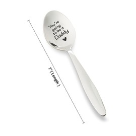 Pregnancy announcement Gift | Gift for Husband - Your Going to be Daddy | Baby Reveal Gift | Gift for Him | Dad To Be | New Dad Gift | Father’s Day Gift Idea | Pregnancy Reveal | Engraved Spoon