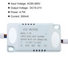 PATIKIL 4-7W 300mA LED Driver, 3 Pack AC 85-265V Output