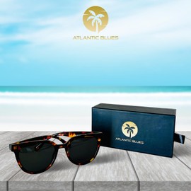 Atlantic Blues women's polarized sunglasses, Tortoise Shell