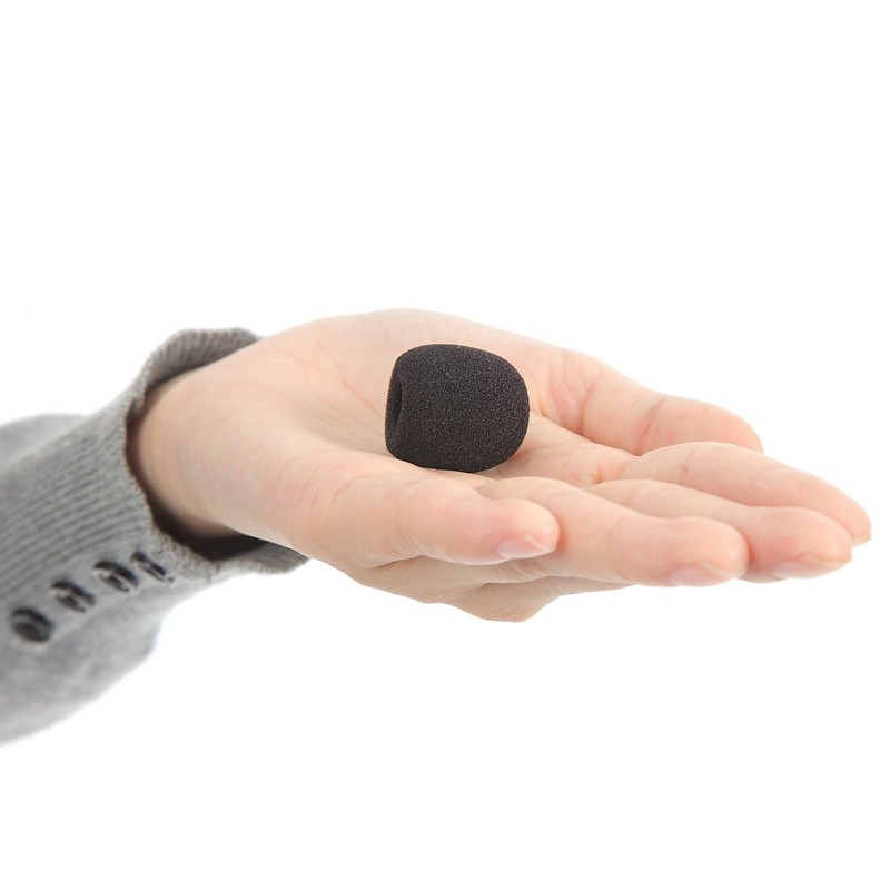 GONKISS Headset Microphone Windscreen Pin Mic Large Loudspeaker 5pcs Black